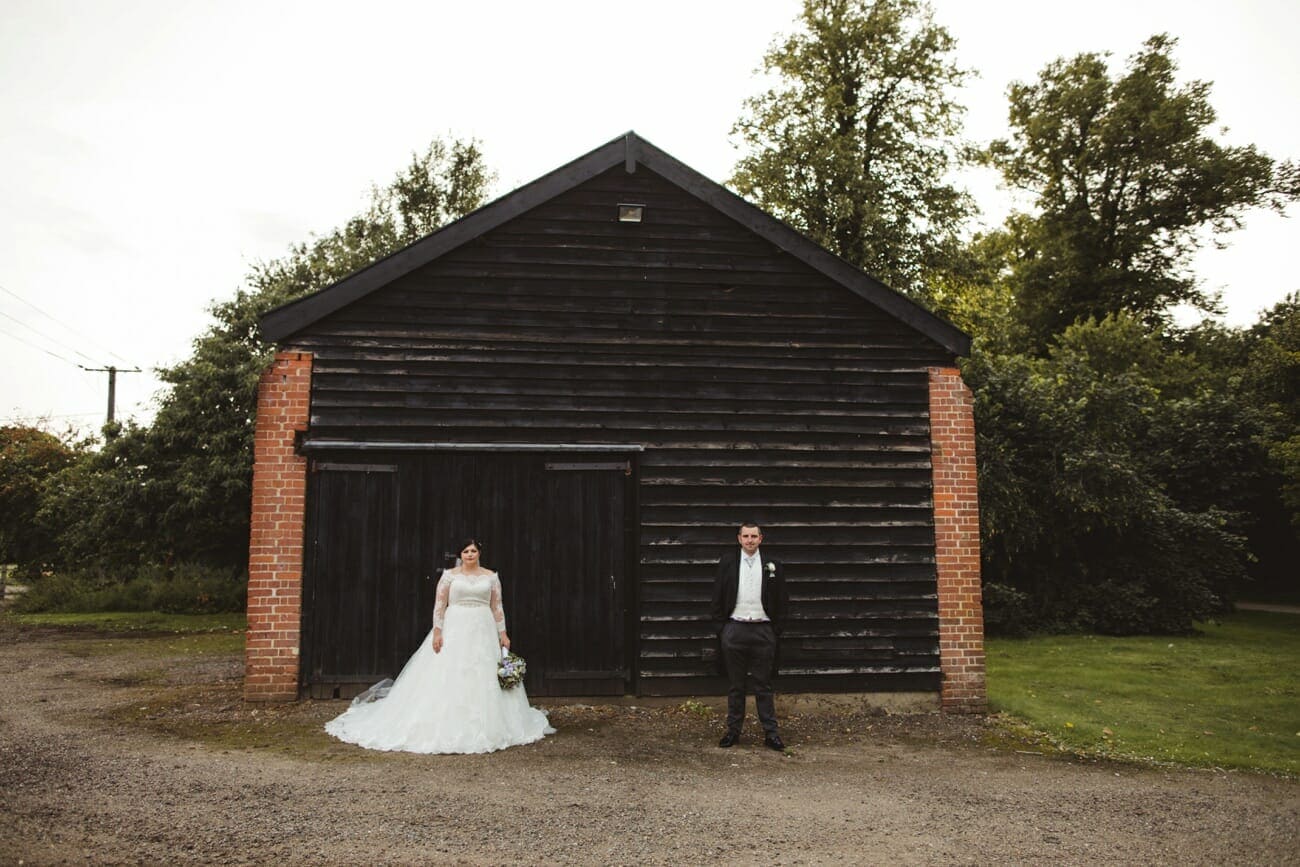 Blackthorpe barn wedding photography couple portraits