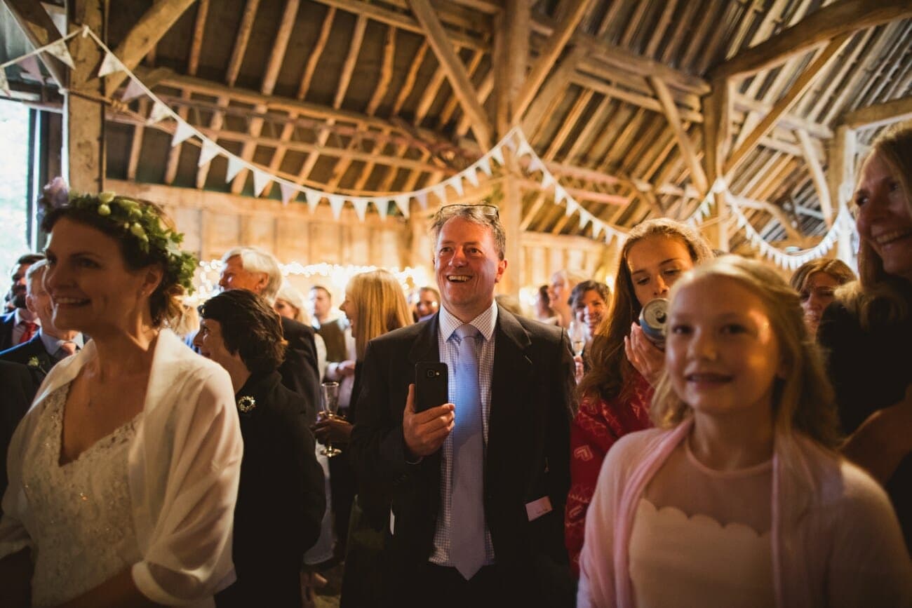 Hall Farm Wordwell Barn speeches wedding photography