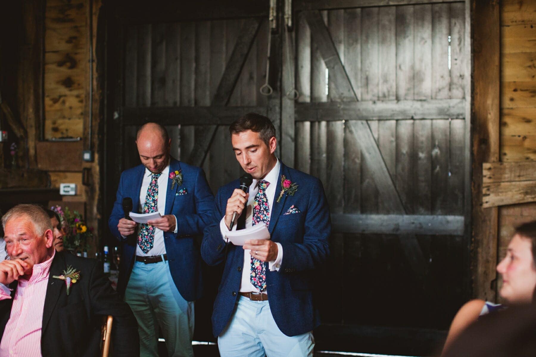Suffolk Barn wedding photography speeches