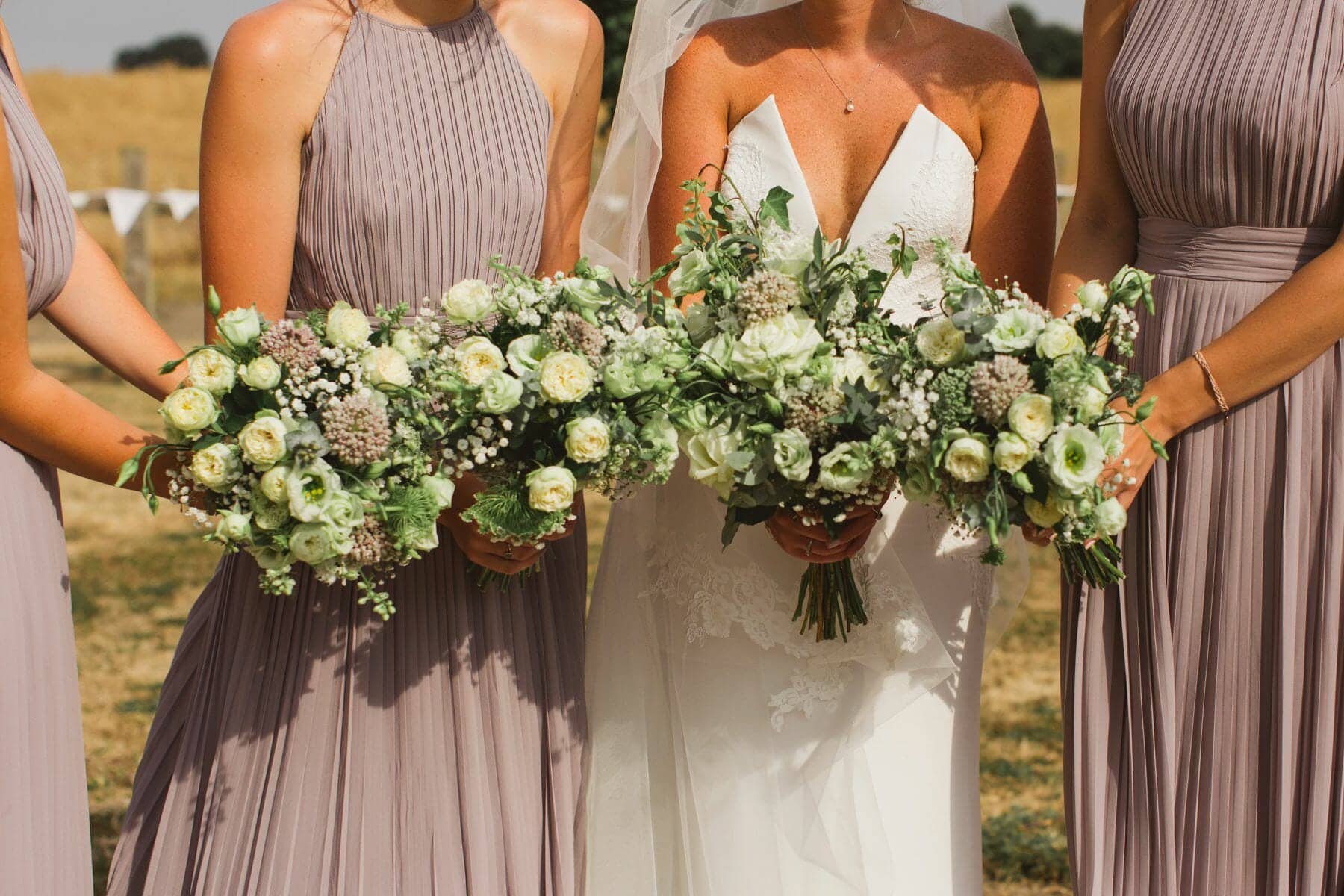 suffolk rustic and relaxed barn wedding bouquets