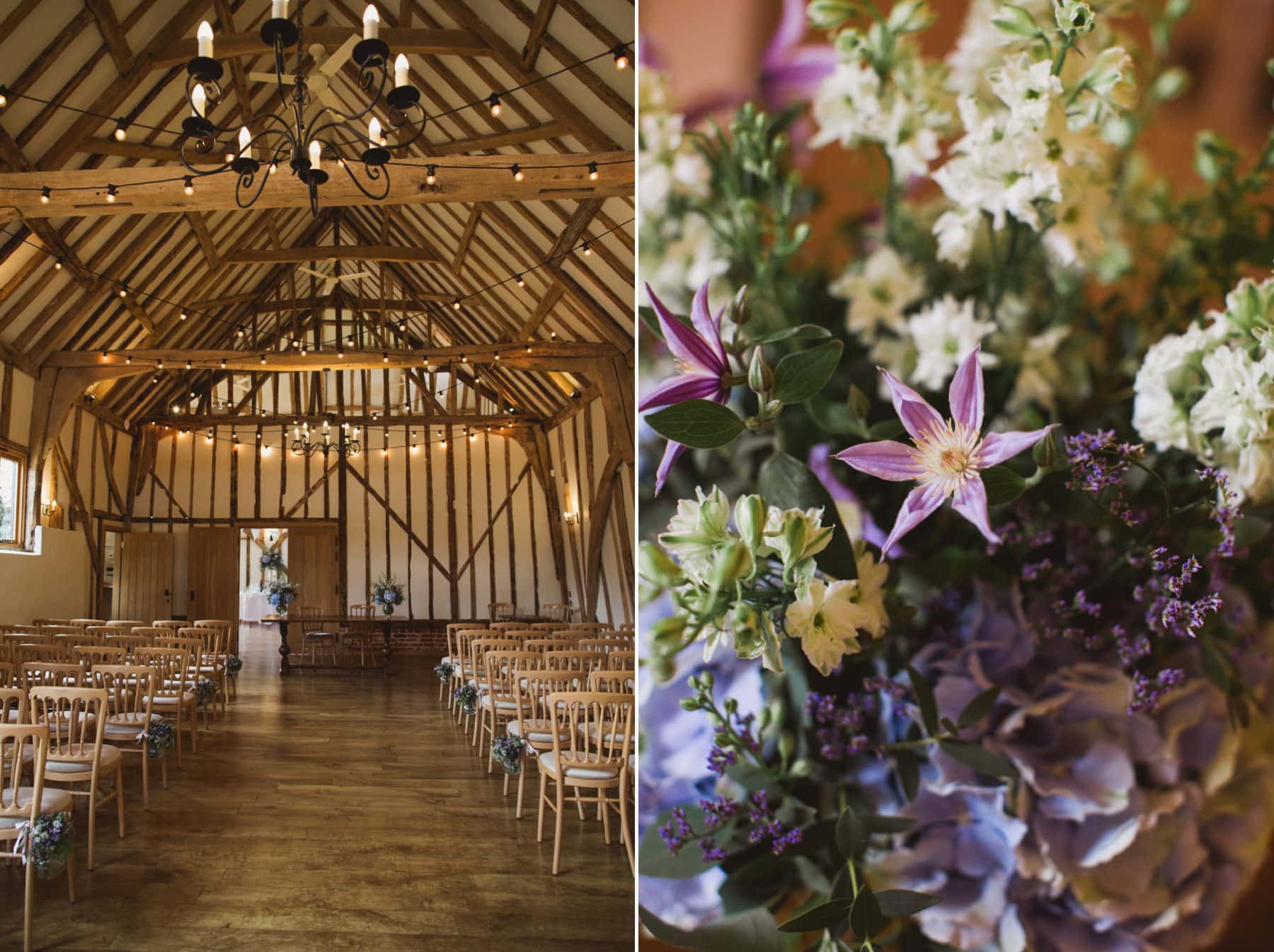 bruisyard hall and barn wedding and flowers